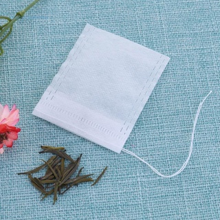 modelo 100pcs cordón hogar medicina bolsa vacía té especias sello bolsa de filtro