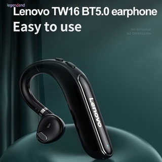 Lenovo TW16 auriculares inalámbricos Earhook Earbud con micrófono estéreo 40 horas para conducir reunión LEGENDEND