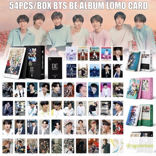 54 Unids/Caja KPOP BTS Lomo Card Set Álbum Mini Tarjeta De Fotos Postal Bangtan Boys Colectiva Photocard