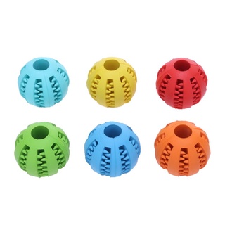5/7 cm mascotas juguetes de goma divertida bola interactiva para perro masticar limpieza de dientes