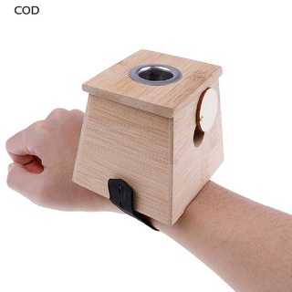 [COD] 18mm/0.7' 1 hole Moxa Stick Roll Holder Healing Bamboo Mild Moxibustion Box HOT