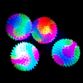 [cod] pelotas de goma interactivas de iluminación para perros/pelotas chirriantes/juguetes suaves para mascotas/perro masticar caliente