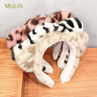 Patrón De Leopardo De Leopardo mulin estampada | Diademas Para el cabello Estilo Coreano diademas Para el cabello diadema diadema orejas De Gato