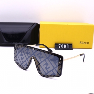 FENDI. gafas de sol de marco grande de alta definición para damas, Material: Polaroid lente de resina de alta definición. modelo: 7003 Color: 8 colores para elegir entre 1