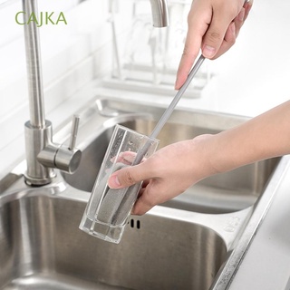 CAJKA Practical Cleaning Brush PP Kitchen Gadgets Cup Brush Long Handle Bar Tool Sponge for Glass Cup Eco-Friendly Mug Cleaning Tools