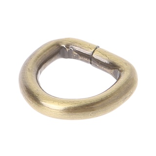 steady 10pcs metal d anillo hebilla bolso de cuero bolso correa cinturón cierre web 12 mm (7)
