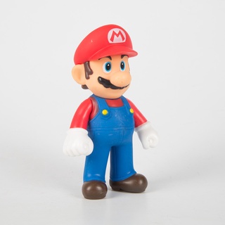 12cm lindo Super Mario figura de acción juguete adornos de escritorio decoración de tartas (2)