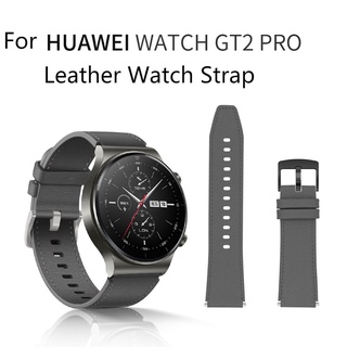 Reloj Inteligente De pulsera De cuero con correa De pulsera De cuero Para Huawei Gt2 Pro accesorios