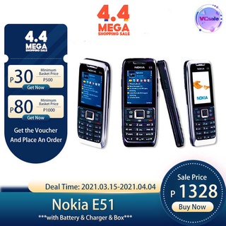 Vcsale nuevo en inventario Celular Desbloqueado serie Nokia E51 3g con Bluetooth Java Wifi