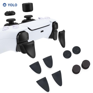 yolo nuevo pulgar stick grip 8 en 1 gatillo extensor tapas accesorios cubierta controlador caso joystick