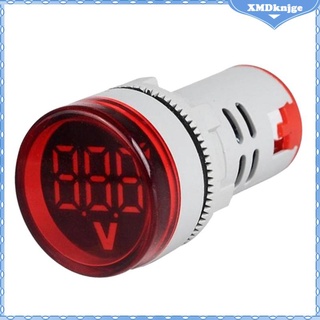 Voltmetro AC 12-500V Medidor De Voltaje Monitor De Energa Indicador Piloto LED (8)