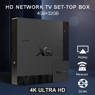 X96 Mate (H616) Set Top TV Box Android 10.0 4K HD Internet Player 4G+32G ☆Gogohomemall