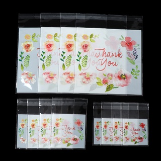 (VeryJoe) 100Pcs Plastic Bags Cookie&Candy Bag For Gift Bag Biscuit Baking Packaging Bag (hot sale)