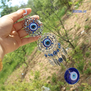 Cocoblue moda azul mal ojo dormitorio adorno amuleto colgante de pared suerte