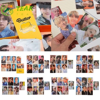 Teca 7/8pcs Fans BTS Photocards J-HOPE Bangtan Boys Lomo tarjeta mantequilla ejército colección Kpop papel tarjetas postales JIN RM SUGA JK V JIMIN crema melocotones versión