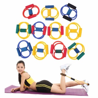 0913d banda de resistencia yoga pilates abs ejercicio estiramiento fitness tubo bandas de entrenamiento