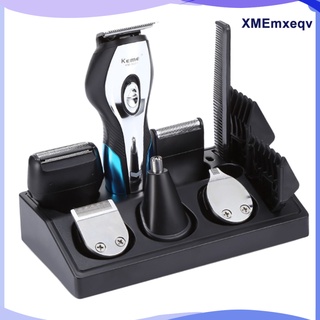 cortador de pelo eléctrico para hombre máquina de corte de pelo hogar maquinilla de afeitar barba trimmer (8)
