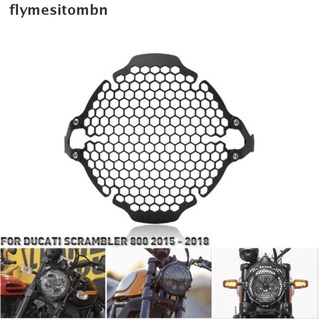 Flybn Motorcycle Headlight Guard Grill Protector Cover For Ducati Scrambler 400 15-19 .