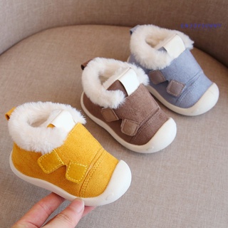 [EJOY BBshoe] Otoño Invierno Bebé Niñas Suela Suave Espesar Caliente Niño Zapatos Antideslizante Botas