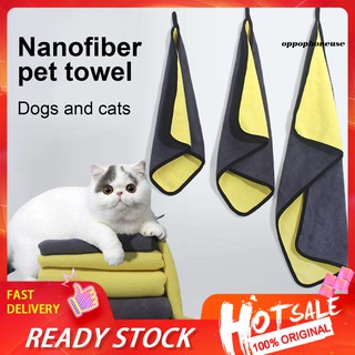 cwgyp toalla de baño para perros/gatos/toalla de lavado absorbente suave/suministros de limpieza para mascotas/baño
