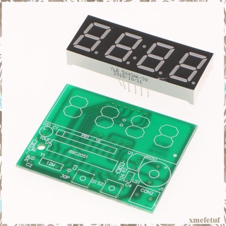 Kits De Alarma De Reloj Electrnico LED Digital De Placa De Circuito PCB De Bricolaje Conjunto De 4 Dgitos