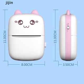 jijin 1pc portátil mini impresora térmica foto bolsillo impresora fotográfica impresión inalámbrica.