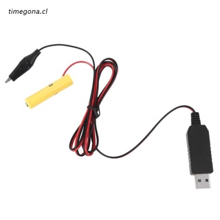 tim usb a 3v 4.5v 6v 9v 12v cable de fuente de alimentación aaa eliminador de batería reemplazar 2-8pcs pilas aaa para juguetes walkie talkie