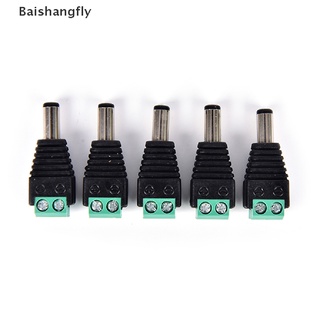 【BSF】 5 Pcs 5.5x2.1mm male jack dc power adapter connector plug for cctv camera 【Baishangfly】