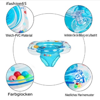 ifashion65 niños bebé anillo de natación inflable flotador piscina anillo doble a prueba de fugas cl (7)