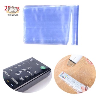 TURNWARD 25Pcs New Remote Control Dust Film Cover Heat Shrink Cover Air Conditioner Household Home TV Video Case Protector
