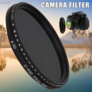 Ll1 Fader Variable ND filtro ajustable ND2 a ND400 densidad Neutral para lente de cámara