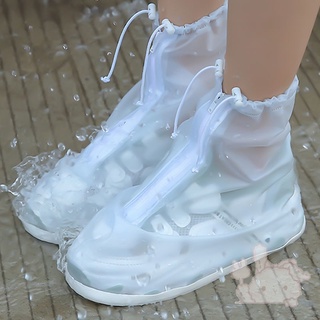 Reusable Waterproof Anti-Slip Rain Shoe Cover Rain Boots Durable PVC Plastic Shoe Cover for Walking & Travelling