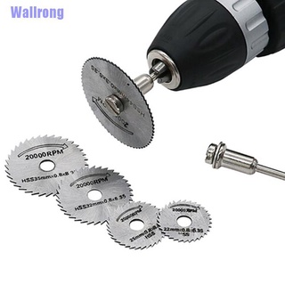 Wallrong> 7Pcs Hss hoja de sierra Circular para taladro herramienta giratoria discos de rueda de corte (1)