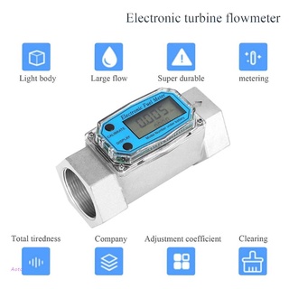 Aoto turbina medidor de flujo portátil ligero medidor de pantalla Chip metanol queroseno