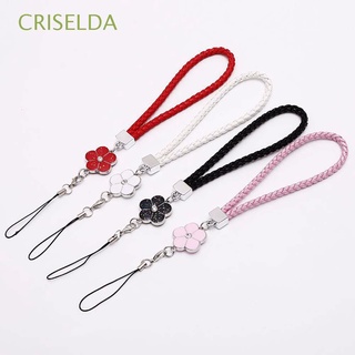 CRISELDA Gift for Women Mobile Phone Strap Pendant Cell Phone Lanyard Mobile Phone Lanyard Anti-Lost Mobile Phone Accessories For Mobile Phone Case Flower Hanging Cord Hang Rope Keychain/Multicolor