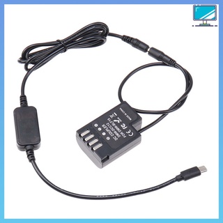 [2020] Cable Adaptador De batería De ficticio USB-C a DMW-BLF19 DCC12 Para GH3 GH4 GH5 GH5S G9
