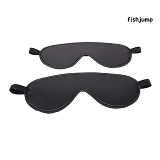 [fishjump] máscara de ojos de cuero sintético bdsm bondage night eye máscara erótica juguete sexual adultos juego