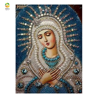 Diamond Embroidery Rhinestones Square Drill Religion Virgin Mary (1)