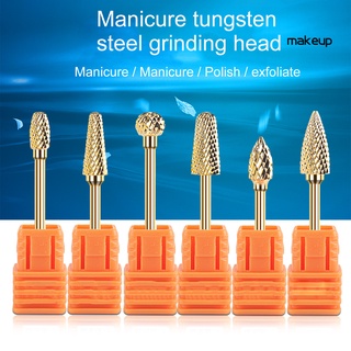 mk- broca de uñas de acero de tungsteno herramienta de manicura