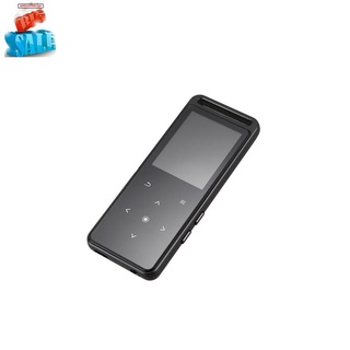 benjie m6 bluetooth 5.0 reproductor mp3 sin pérdida de 16 gb hifi portátil audio walkman con radio fm ebook grabadora de voz