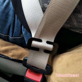 Takashiflower 38/52 mm coche Metal seguridad cinturón de seguridad ajustador automotriz bloqueo Clip cinturón abrazadera