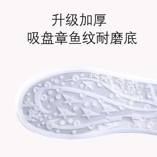 Más Materiales De Dos Resistenciaskid Conjuntos De Lluvia De Silicona Engrosado Resistente Al Desgaste Antideslizante A Prueba Cubierta De Zapatos Impermeable Hombres Mujeres Adultos Niños (4)