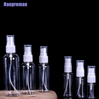 Hm> 30/50/100Ml transparente vacío Spray botella de viaje transparente Perfume atomizador