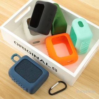 INM Portable Silicone Case Protective Cover Shell Anti-fall Speaker Case for-JBL GO 3 GO3 Bluetooth-compatible Speaker