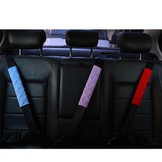 2pcs cinturón de seguridad de coche almohadilla de hombro conducción cómodo vehículo cinturones de seguridad de coche cubierta correa arnés