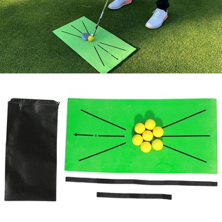 Golf Training Mat Batting Practice Hitting Aid Game Pad Home Outdoor A