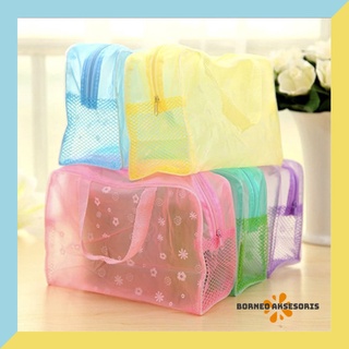 Bolsa de viaje bolsa de tocador transparente resistente al agua cosmética bolsa de maquillaje