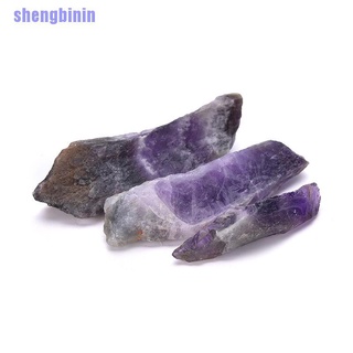 [nin] 100 g Natural púrpura punto de amatista cristal de cuarzo áspero roca espécimen curación,