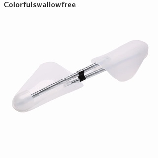 Colorfulswallowfree 1 Pairs Practical Plastic Shoe Trees Adjustable Length Shoe Trees Stretcher BELLE