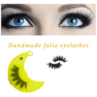 ➹FASHION 1 Pair Mink Eyelashes 3D Natural Thick Extension Volume False Eye Lashes (1)